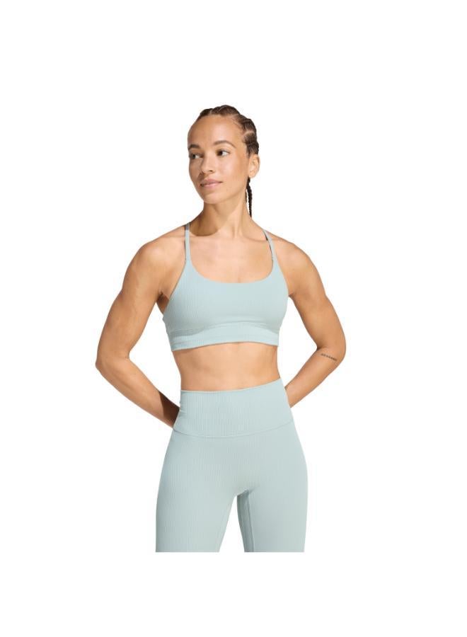 adidas All Me Light Support Rib Bra Long Line Bra - Image 1